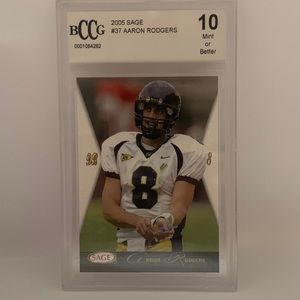 2005 Sage #37 Aaron Rodgers Packers Mint 10 (MISC3)